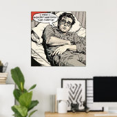 Curry Eating Comic Poster der 50er Jahre (Heimbüro)