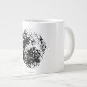 Curry Gesicht, Big Heart Jumbo-Tasse (Vorderseite Rechts)