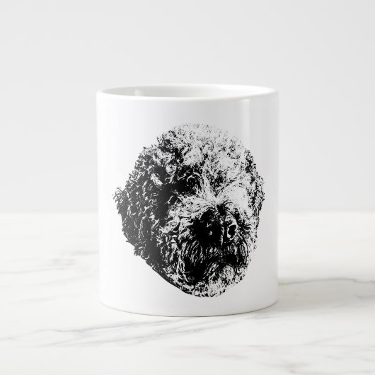 Curry Gesicht, Big Heart Jumbo-Tasse (Vorderseite)