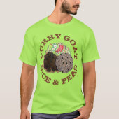 Curry Goat Rice and Peas Jamaican Caribbean Food T-Shirt (Vorderseite)