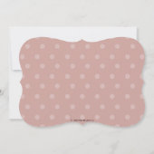 Curry Hair Baby Shower Invite - Light Skin Tone Einladung (Rückseite)