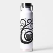 Curry Heart Ink Water Flasche (Vorne)