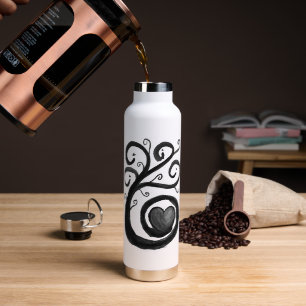 Curry Heart Ink Water Flasche