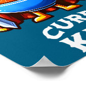 Curry King Funny Quote Curry Indian Food Lover  Poster (Ecke)