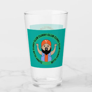 Curry-Liebhaber Indischer Cousin Corry Koch Glas