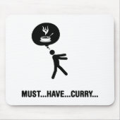 Curry-Liebhaber Mousepad (Vorne)