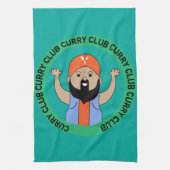 Curry Lover | Indischer Cousin | Corry Cook | FEIN Geschirrtuch (Vertikal)