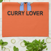 Curry Lover | Indischer Cousin | Corry Cook | FEIN Geschirrtuch (Gefaltet)