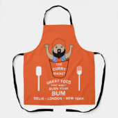 Curry Lover | Indischer Cousin | Corry Cook | FEIN Schürze (Vorderseite)