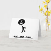 Curry Lover Karte (Gelbe Blume)