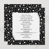 Curry Paper on Floral Print Party Einladung (Vorne/Hinten)