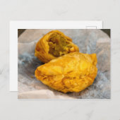 Curry Puff Postkarte (Vorne/Hinten)