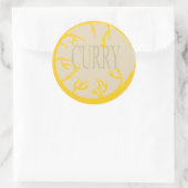 CURRY 'SPICE JAR' CIRCLE STICKER (Tasche)