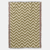 Curry Spice Moods Chevrons Decke (Vorderseite Vertikal)