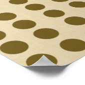 Curry Spice Moods Dots Poster (Ecke)