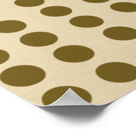 Curry Spice Moods Dots Poster (Ecke)