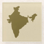 Curry Spice Moods Indien Glasuntersetzer (Vorderseite)