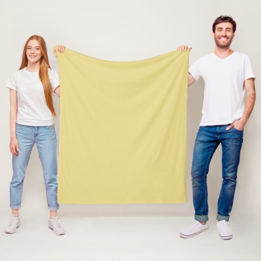 Curry Yellow Fleecedecke (Beispiel)