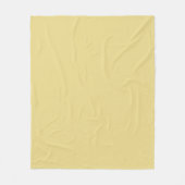 Curry Yellow Fleecedecke (Vorderseite)