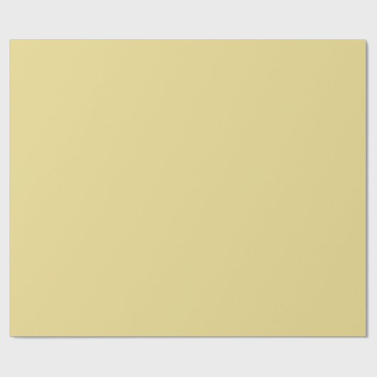 Curry Yellow Geschenkpapier (Flach)