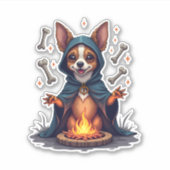 Cursed Chihuahua Ritual Dog Aufkleber (Vorderseite)