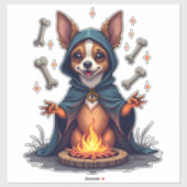 Cursed Chihuahua Ritual Dog Aufkleber (Blatt)