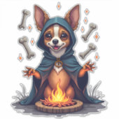 Cursed Chihuahua Ritual Dog Aufkleber (Vorderseite)