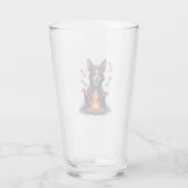 Cursed Chihuahua Ritual Dog Glas (Rückseite)