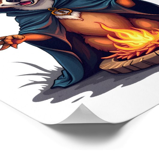 Cursed Chihuahua Ritual Dog Poster (Ecke)