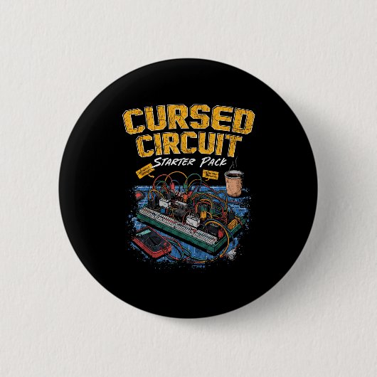 Cursed Circuit Starter Pack Funny Electronics Hall Button (Vorderseite)