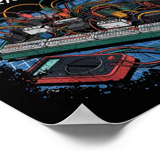 Cursed Circuit Starter Pack Funny Electronics Hall Poster (Ecke)