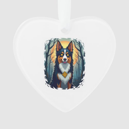 Cursed Collie Crawl Ornament (Vorderseite)