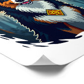 Cursed Collie Crawl Poster (Ecke)