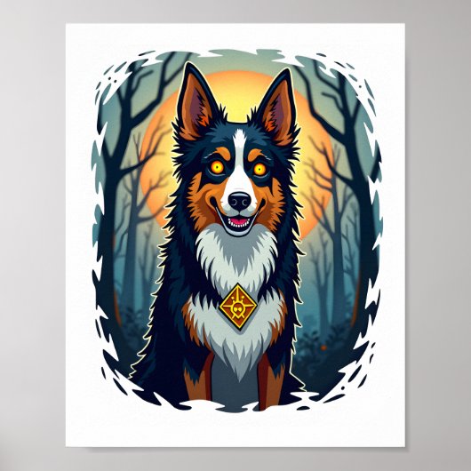 Cursed Collie Crawl Poster (Vorne)