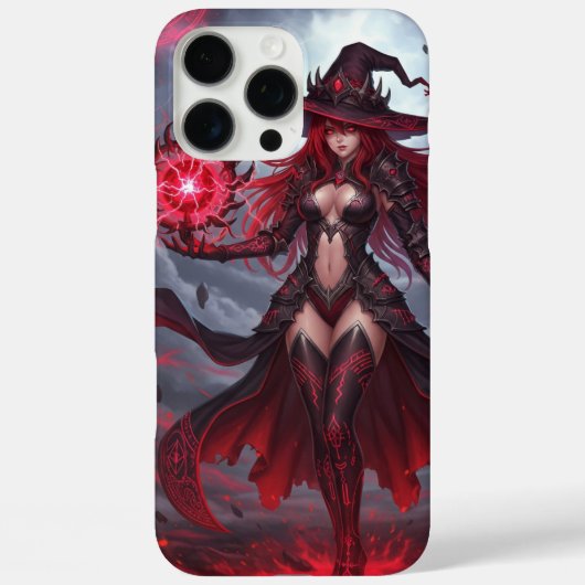 Cursed Flame Witch iPhone 16 Pro Max Case (Rückseite)