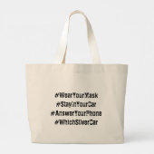 Curside-Beutel Jumbo Stoffbeutel (Rückseite)