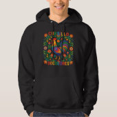 Cursillo DeColores Spanischer Volkskunst-Hahn Hoodie (Vorderseite)