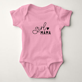Cursive Heart Mama Stolz Baby Strampler