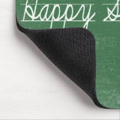 Cursive Penmancierung auf grüner Tafel Mousepad (Ecke)