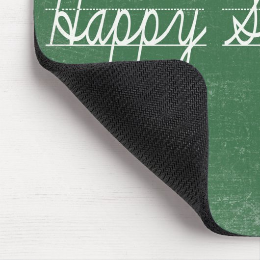 Cursive Penmancierung auf grüner Tafel Mousepad (Ecke)