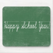 Cursive Penmancierung auf grüner Tafel Mousepad (Vorne)