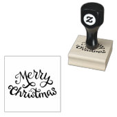 Cursive Script Frohe Weihnachtskautschuk-Briefmark Gummistempel (Stempel)