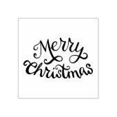 Cursive Script Frohe Weihnachtskautschuk-Briefmark Gummistempel (Prägung)