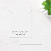 Cursive Script-Necklace-Pendant-Grafikkarte (Schreibtisch)