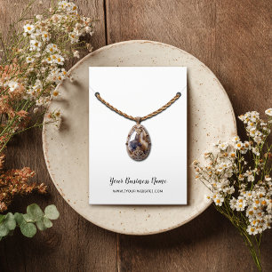 Cursive Script-Necklace-Pendant-Grafikkarte