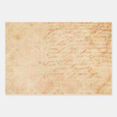 Cursive Script und Filigree auf Tan Geschenkpapier Set (Vorderseite 2)