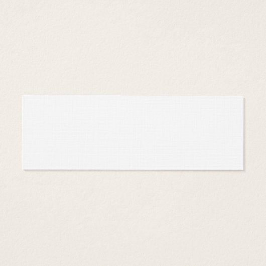 Cursive Skinny Study Earring Business Cards (Rückseite)