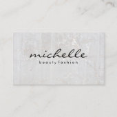 Cursive Textur | Schiefer Rock Visitenkarte (Vorderseite)