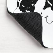 Cursor trifft Corgi-Kadenz Mousepad (Ecke)