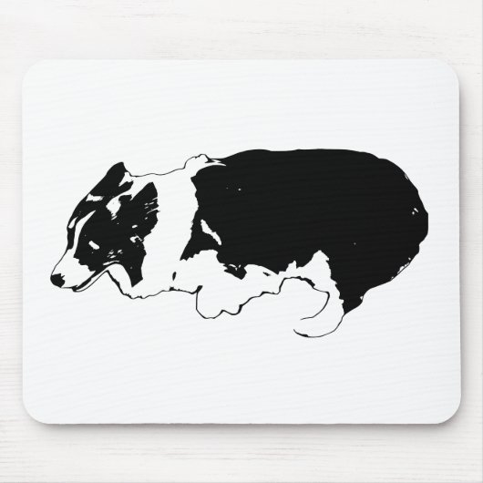 Cursor trifft Corgi-Kadenz Mousepad (Vorne)